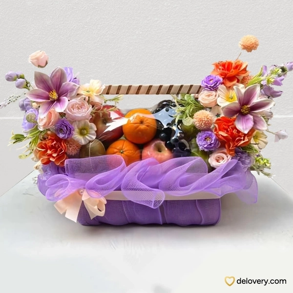 Regal Violet Basket