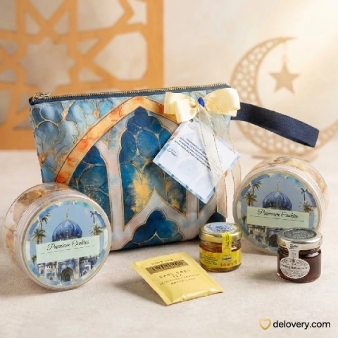 Amana Azure Pouch
