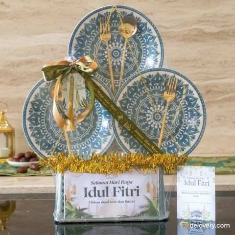 Azure Bloom Hospitality Set