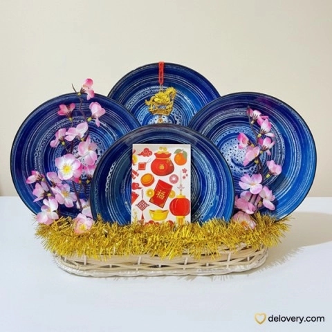 Azure Prosper Plate Set