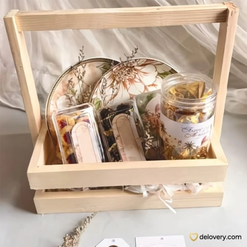 Basket Floral Nibbles