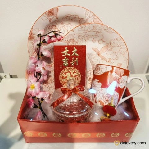 Blissful Red Sip Set