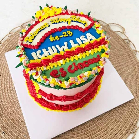 Blooming Artistry Cake