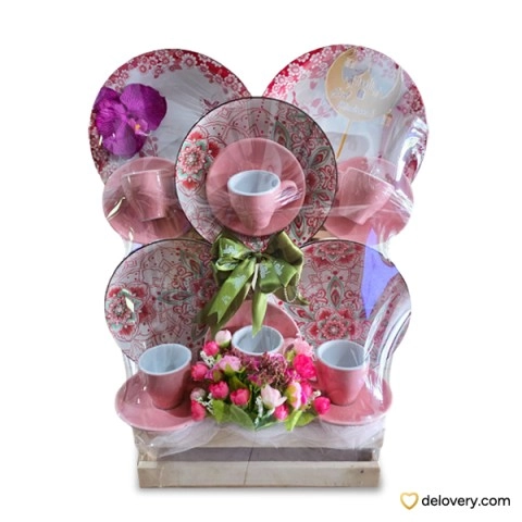 Blush Blossom Tableware