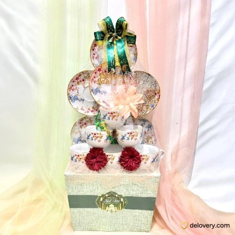 Blush Floral Porcelain Set