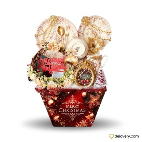 Cocoa Blossom Serve Set