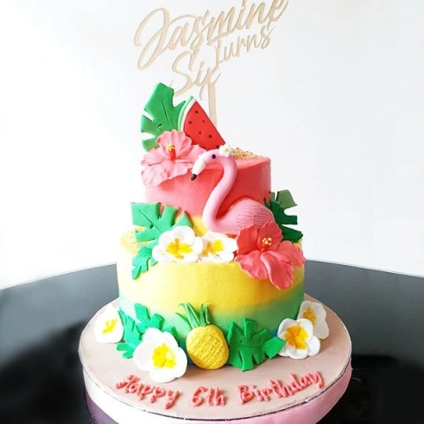 Flamingo Squash Cake - Denpasar