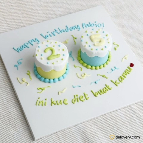 Duo Digit Bliss (Bogel Cake)