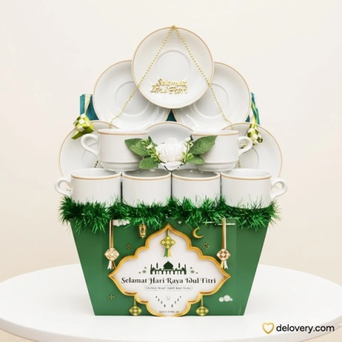Emerald Al-Aqsa Pearl Set
