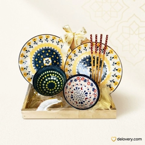 Ethnic Floral Tray
