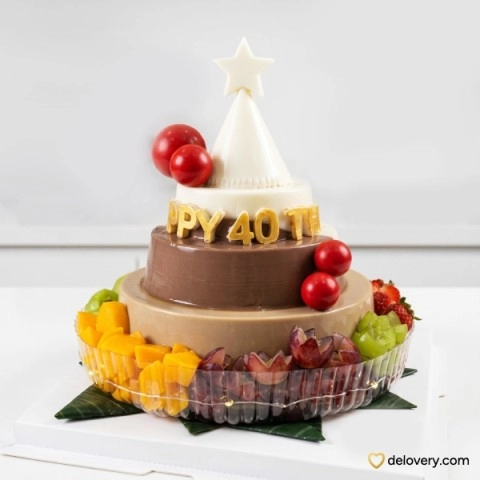 Festive Tumpeng Pudding