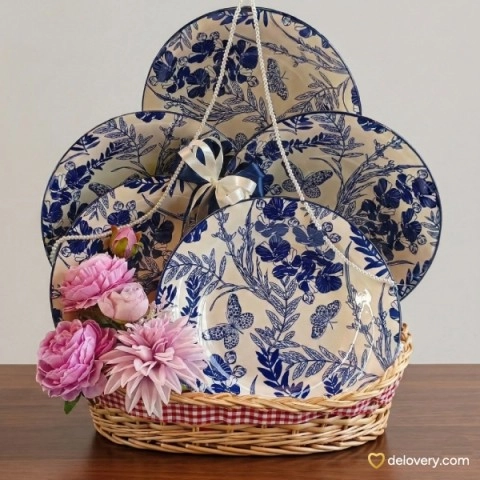 Indigo Floral Heritage Set