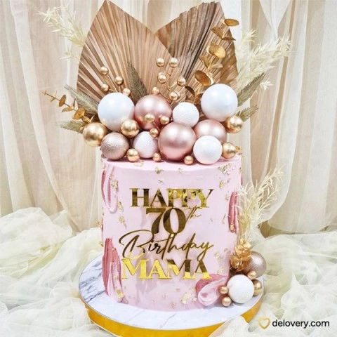 Jolly Rose Gold Cake