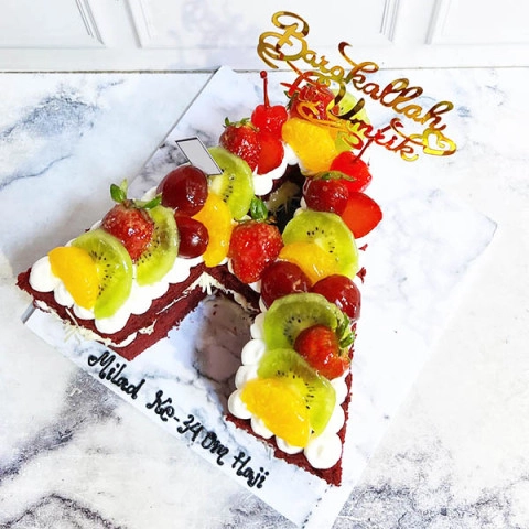 Letter A Cake