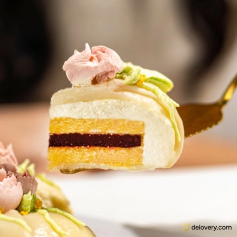 Peony Mochi Cake