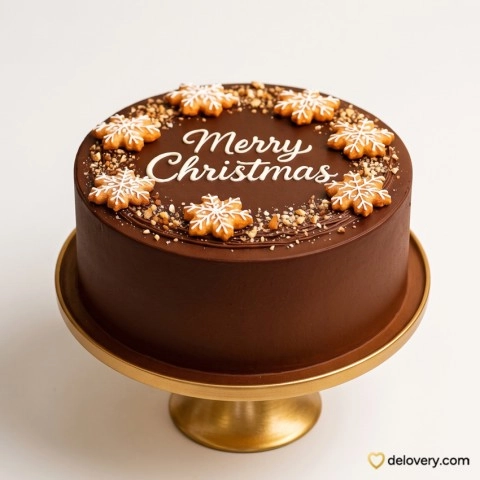 Velvet Choco Snowflake