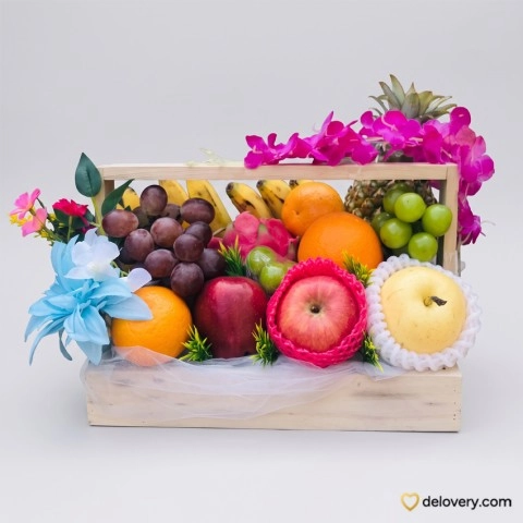 Vibrant Fruit Crate
